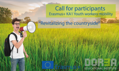 Erasmus+ Youth Workers mobility “Revitalizing the countryside”