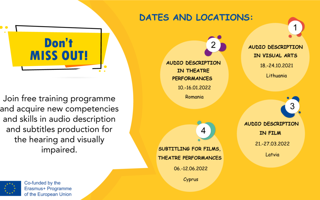 Training programme: Audio description and Subtitles