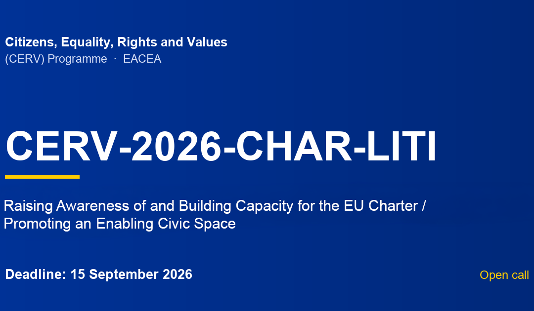 CERV-2026-CHAR-LITI (EU Charter of Fundamental Rights): DOREA Expertise