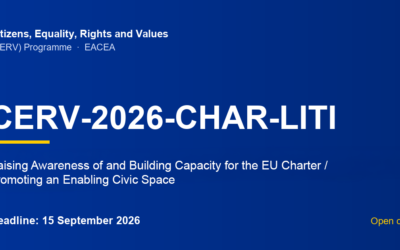 CERV-2026-CHAR-LITI (EU Charter of Fundamental Rights): DOREA Expertise